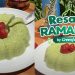 resep puding lumut susu pandan